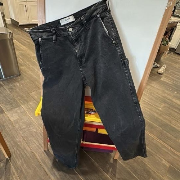 Hollister Men's Washed Black Relaxed Jeans - Picture 3 of 3